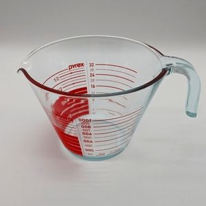 Vintage Pyrex 4-Cup Reverse Read Measuring Glass